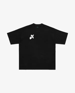 A FEW GOOD KIDS MECHANIC LOGO BLACK TEE