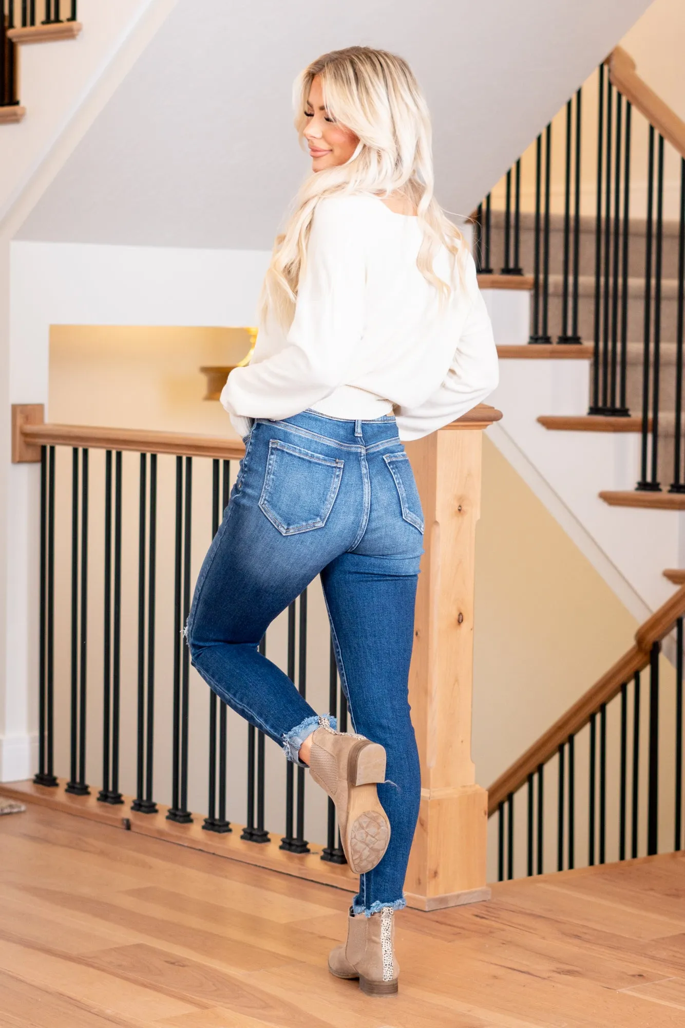 Adelaide High Rise Ankle Skinny