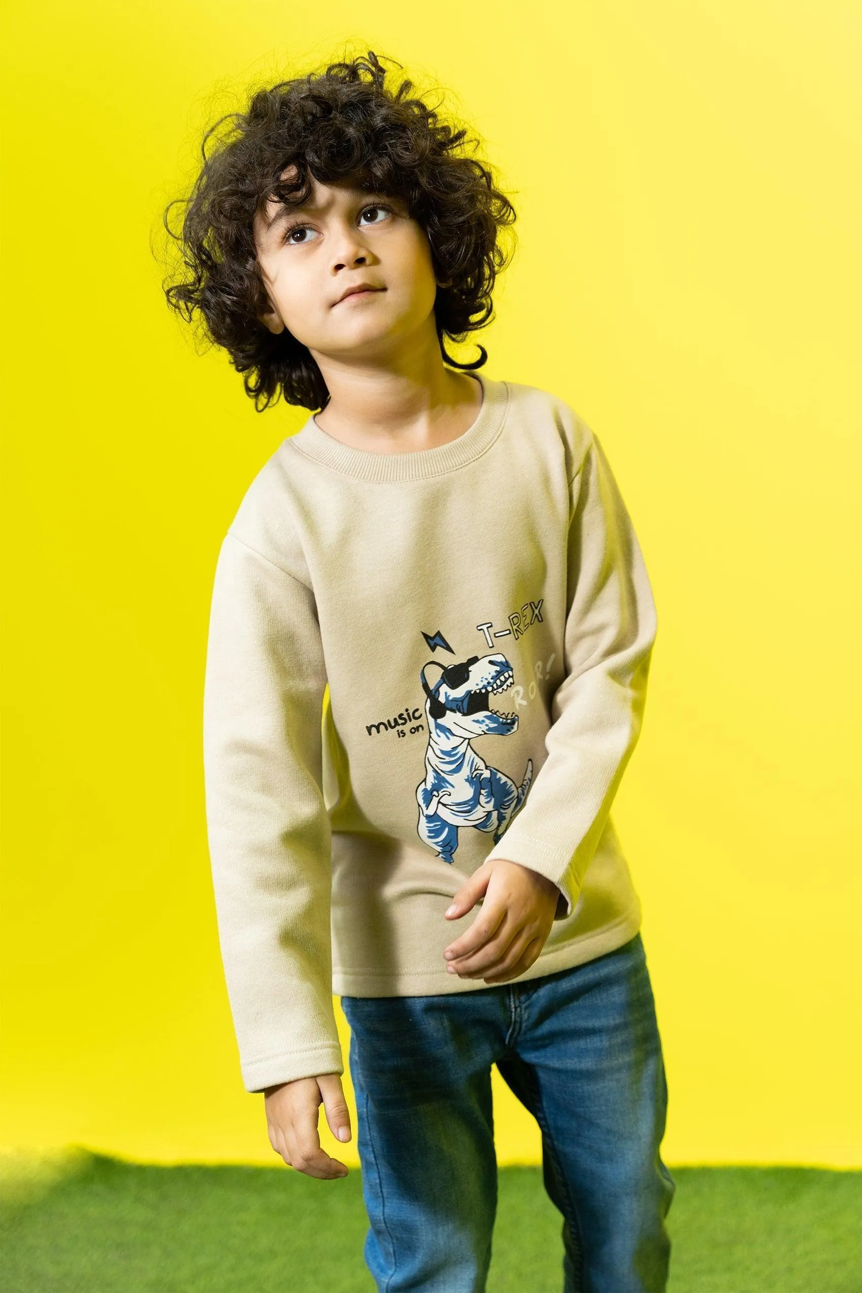 Boy - Printed Fleece Shirt