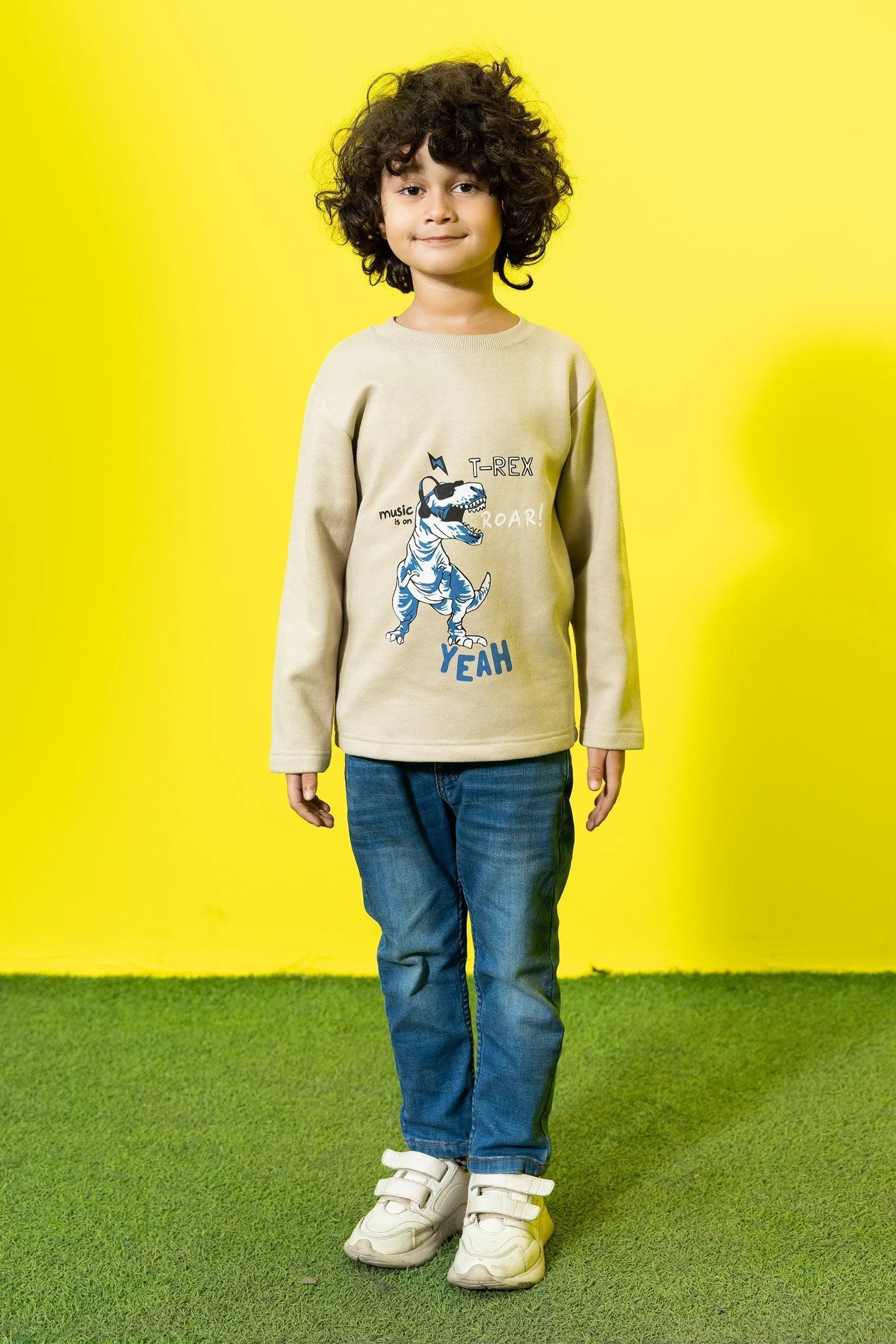 Boy - Printed Fleece Shirt