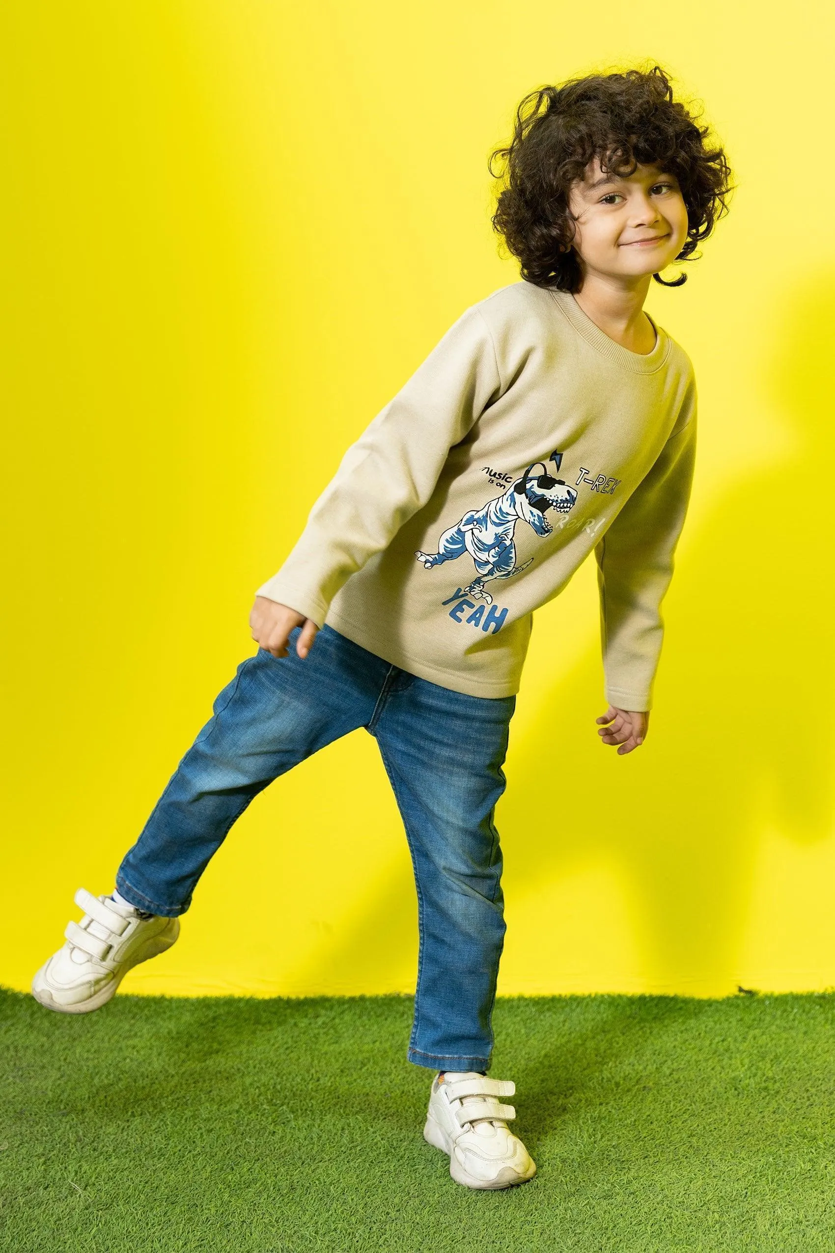 Boy - Printed Fleece Shirt