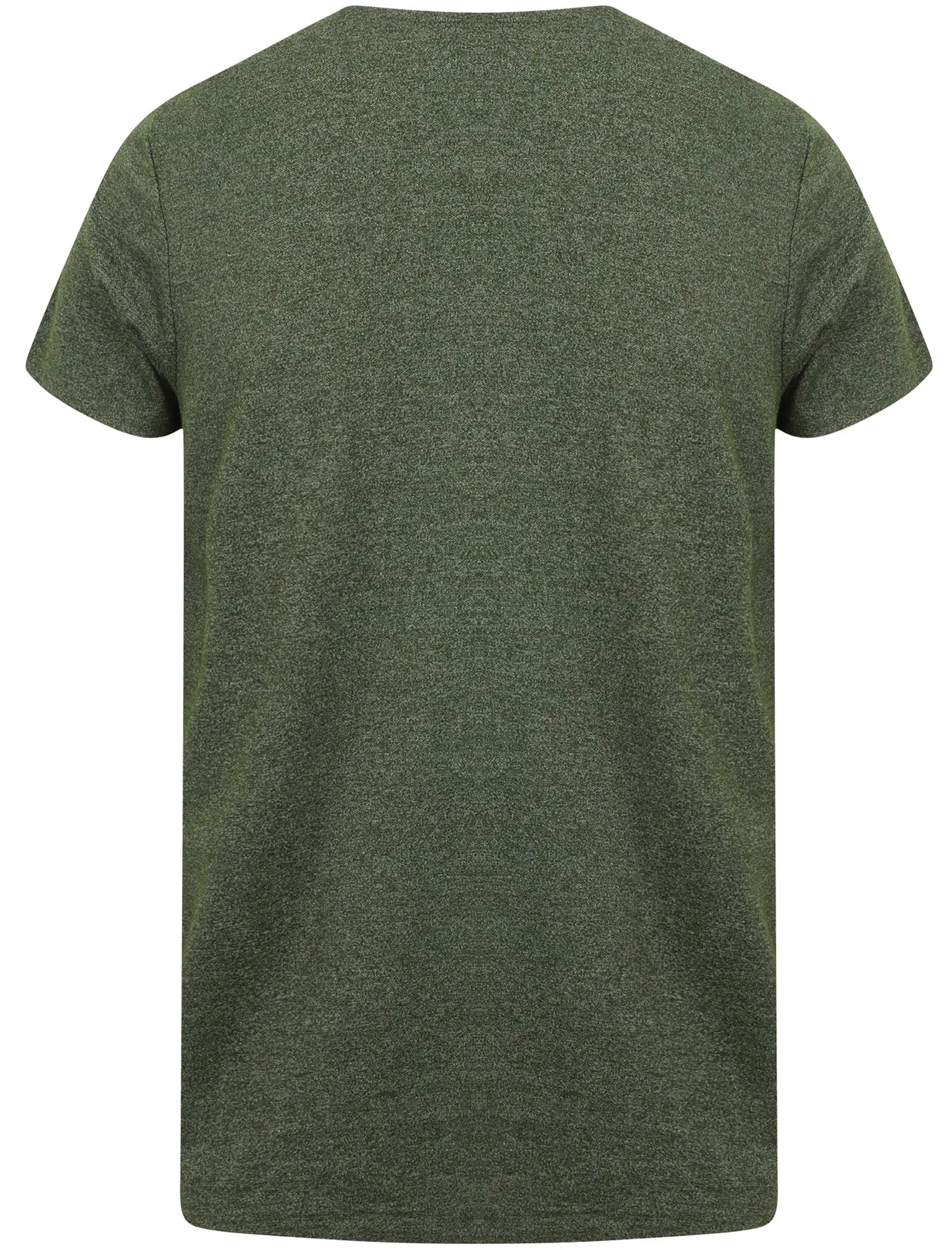 Emilio Crew Neck T-Shirt With Military Badges In Thyme - Dissident