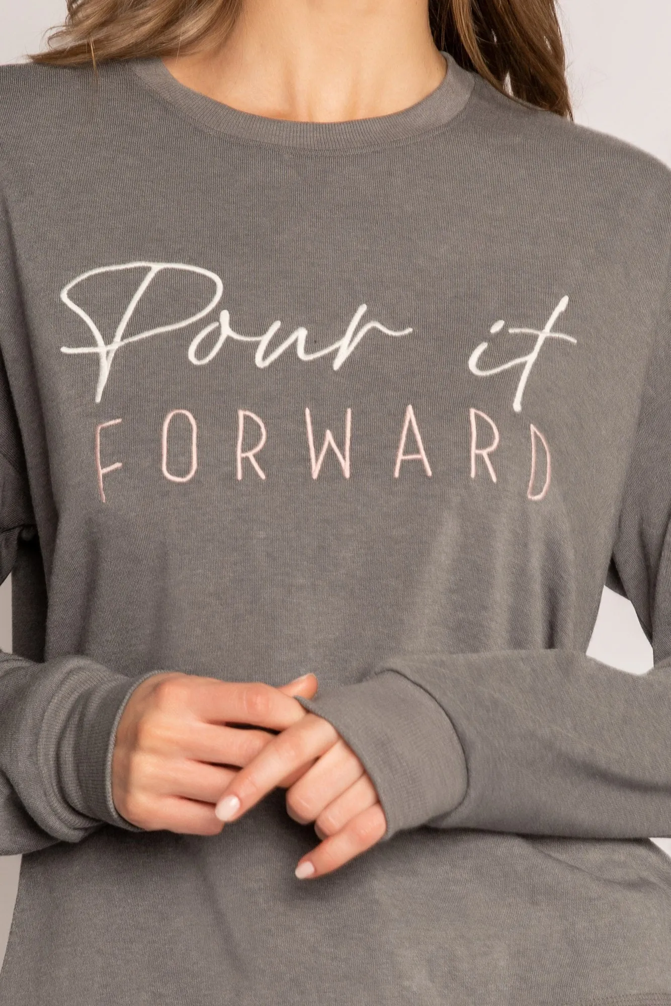 Flannels Pour It Forward Top
