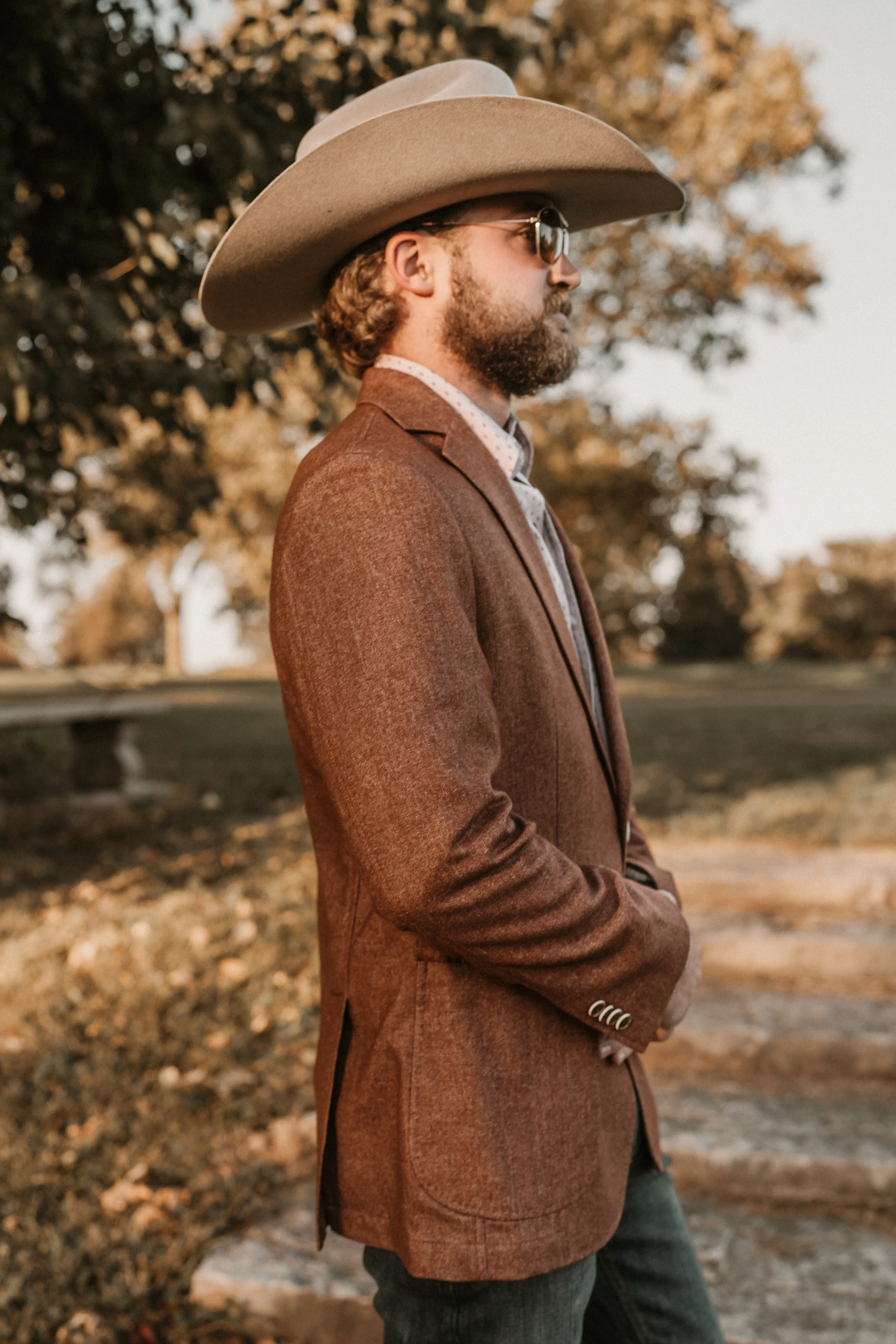 Flynt Western Men's Bateman Sport Jacket in Mojave Rust