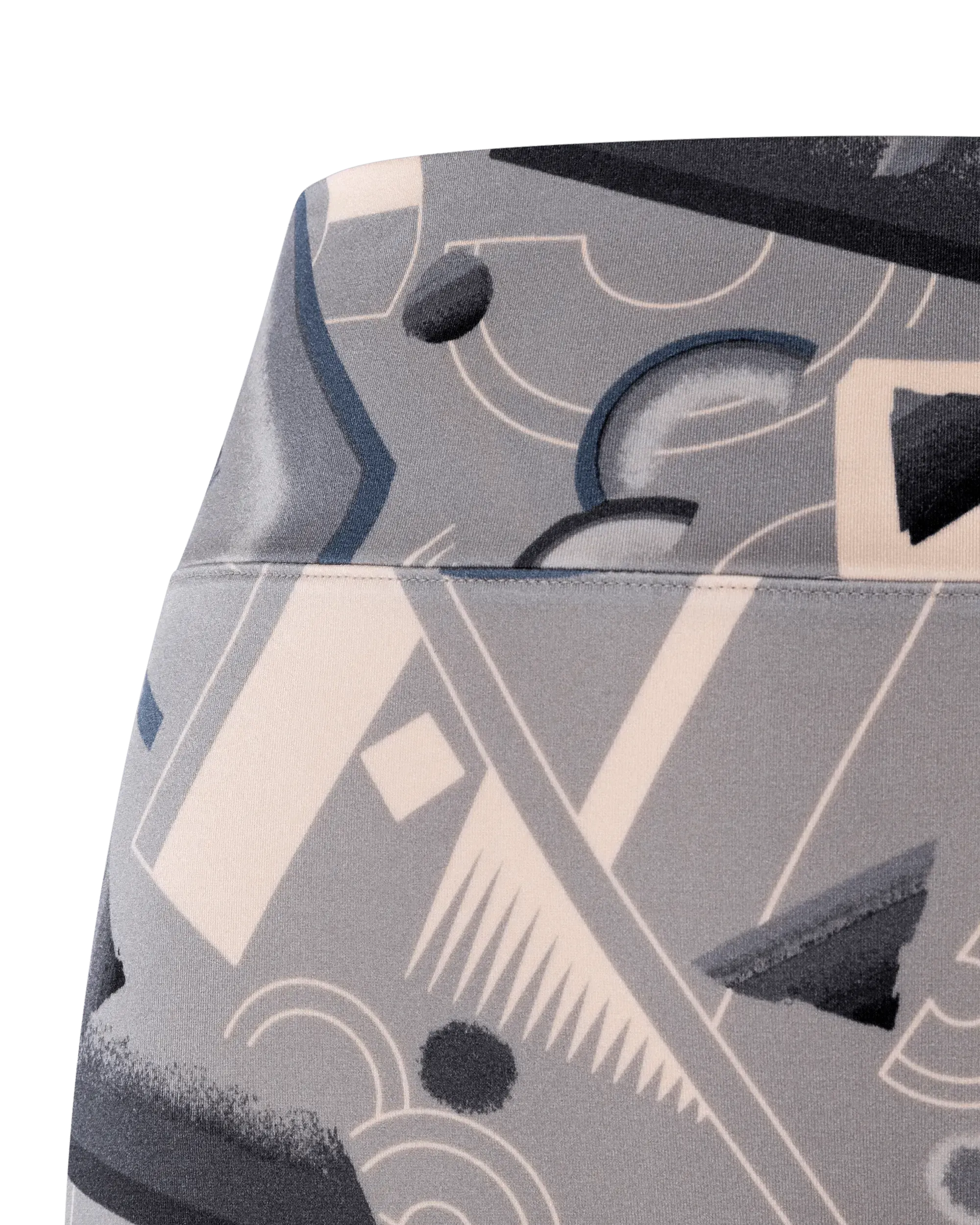 Geometric Print Lycra Leggings