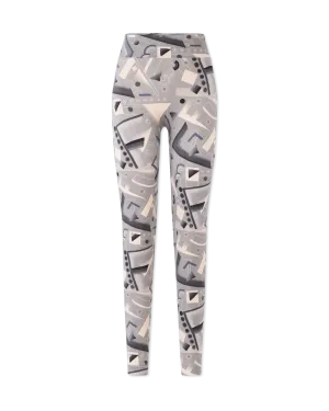 Geometric Print Lycra Leggings