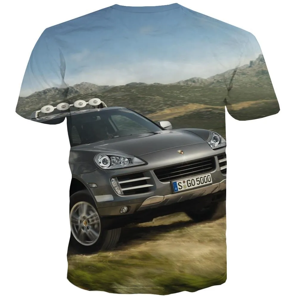 Jeep T-shirt Men Offroad Tshirts Cool car Shirt Print Short Sleeve T shirts Tops
