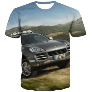 Jeep T-shirt Men Offroad Tshirts Cool car Shirt Print Short Sleeve T shirts Tops