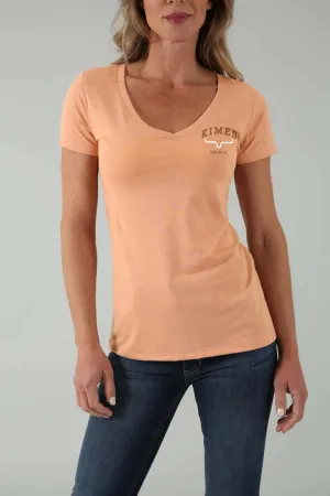 Kimes Ranch Ladies Since 2009 Tee Shirt - Vintage Orange