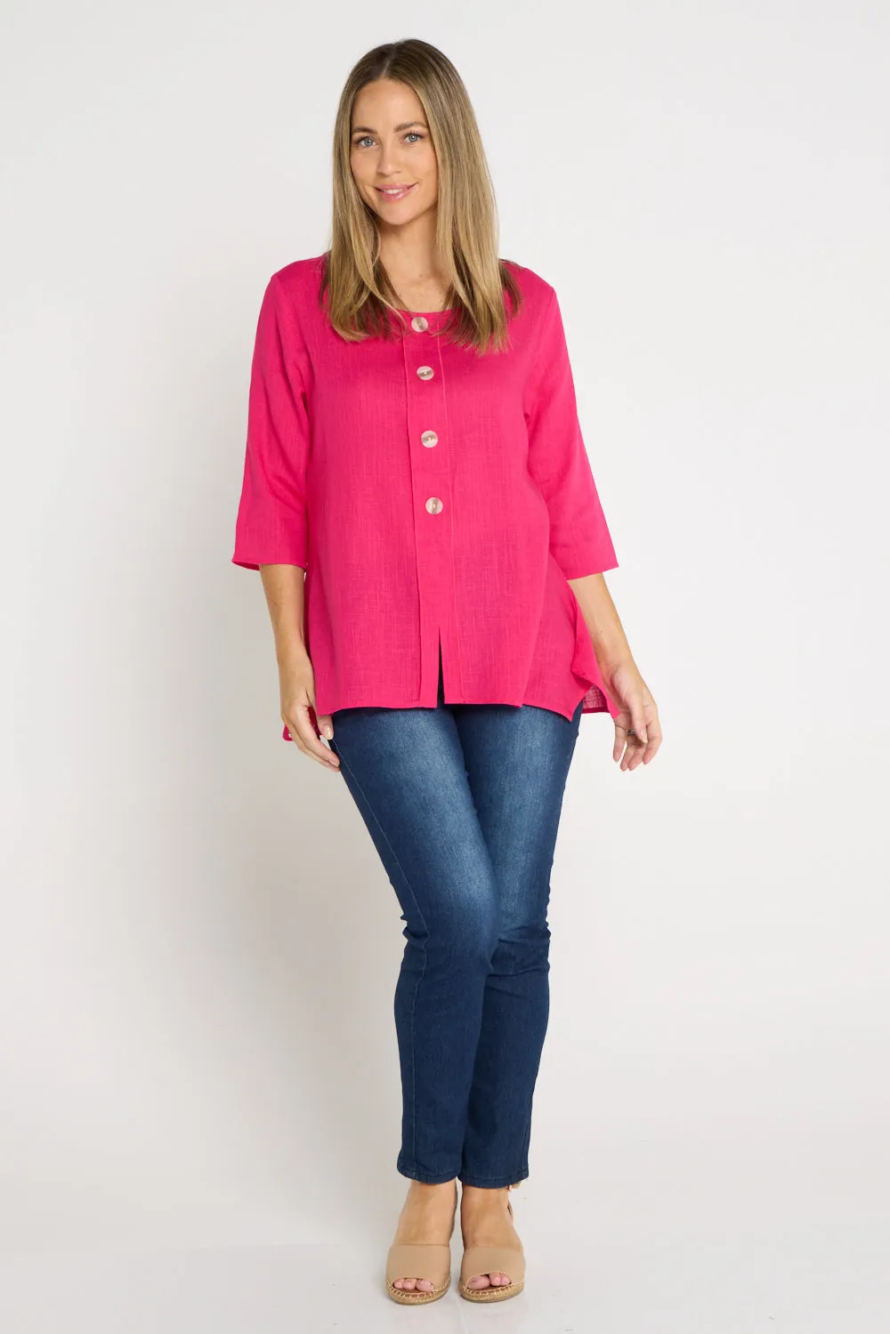 Orientique Straight Leg Jeans - Dark Denim