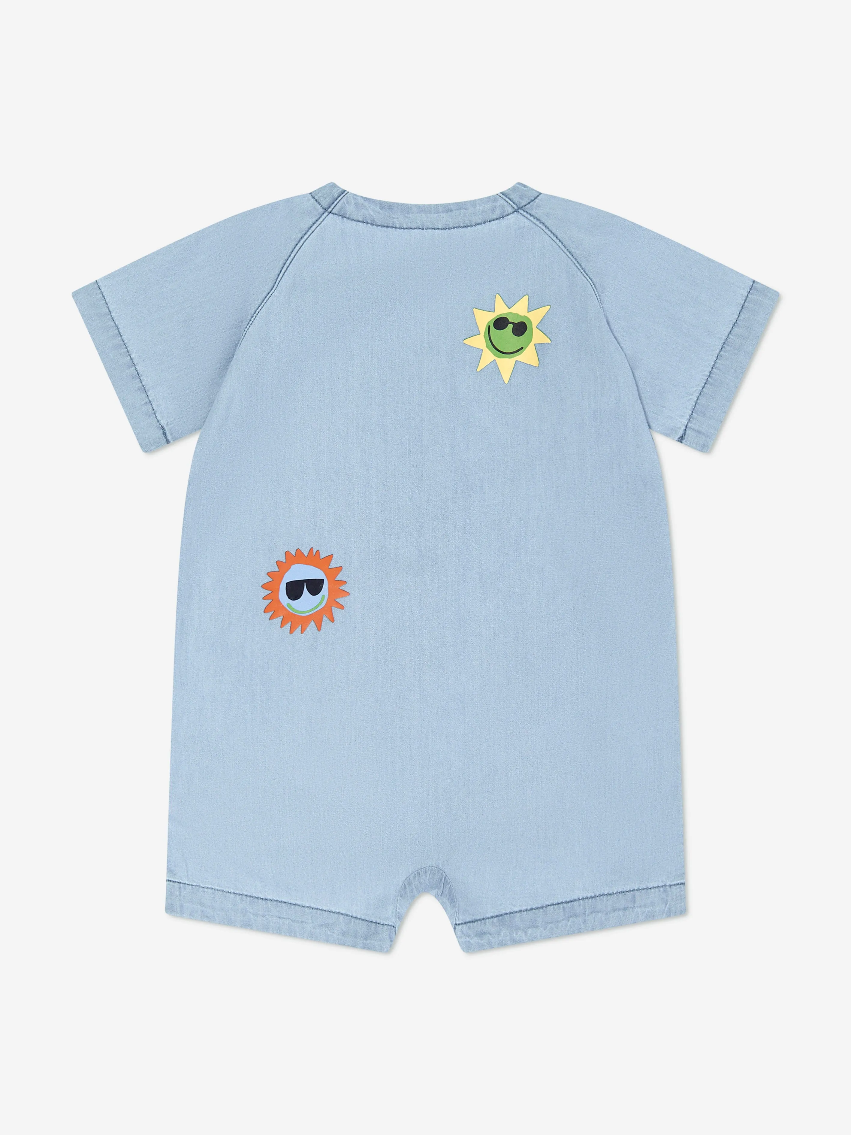 Stella McCartney Baby Boys Denim Romper in Blue