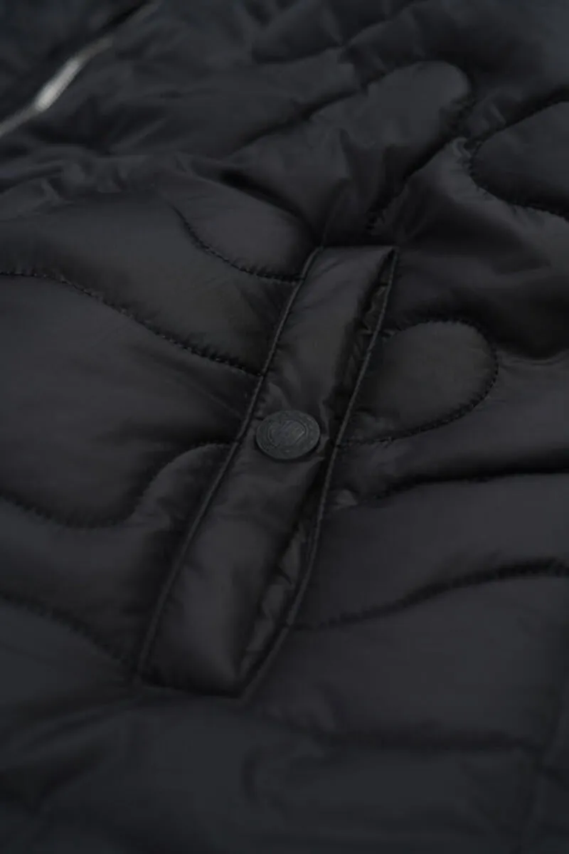 THC Camouflage Shearling Puffer Jacket (Black)