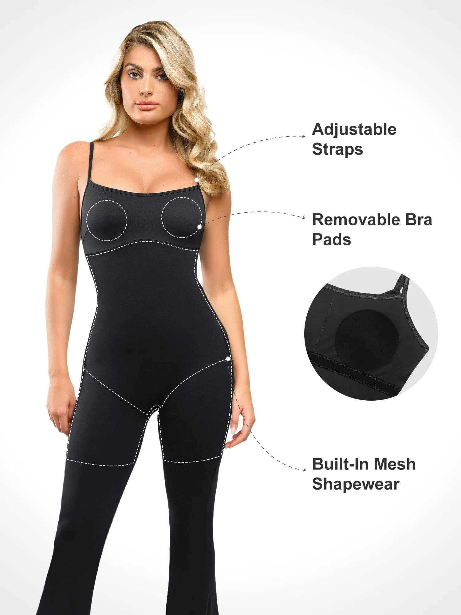 The Shapewear Jumpsuit One Piece Thigh Slimming For Insiders