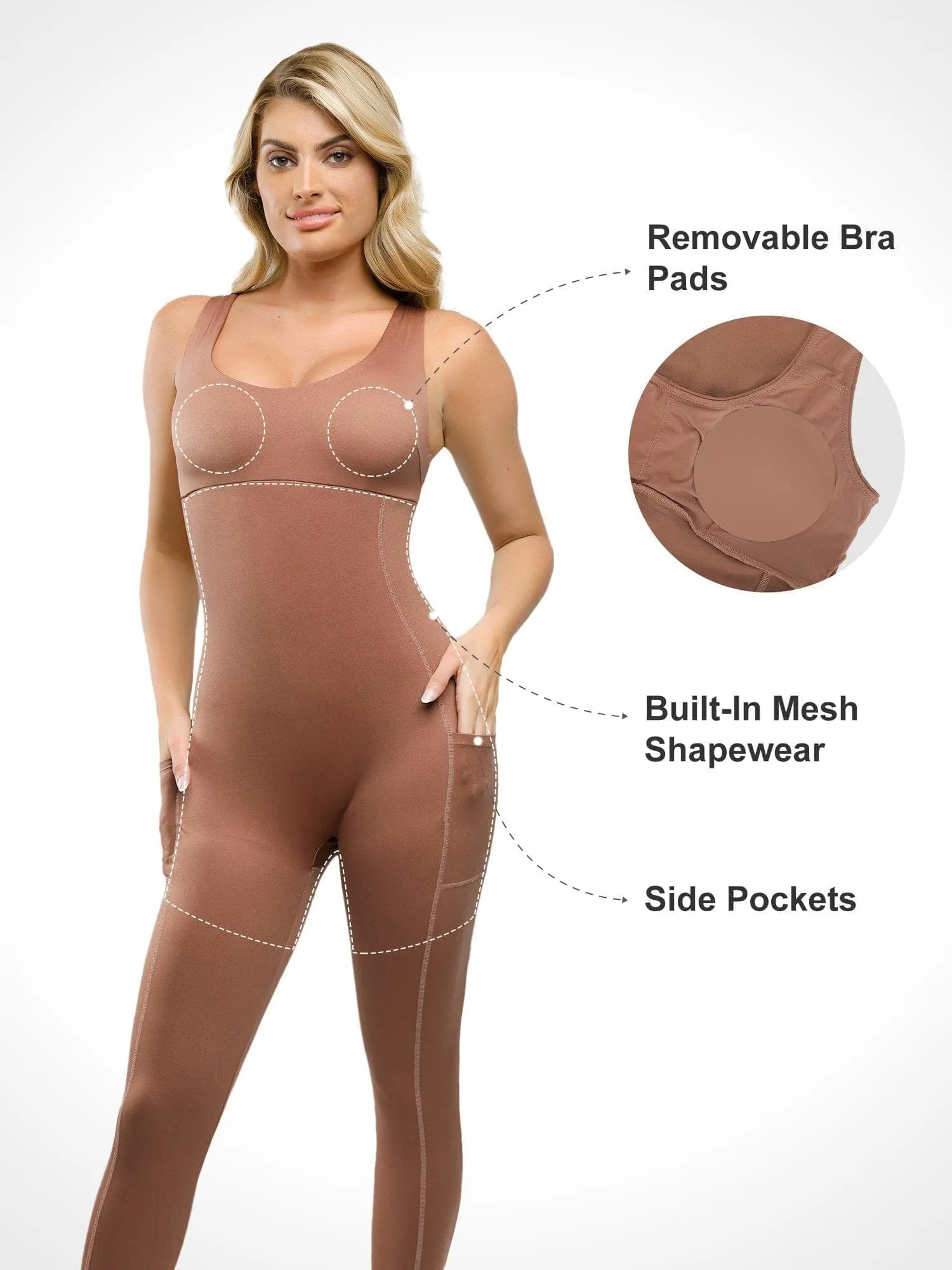 The Shapewear Jumpsuit One Piece Thigh Slimming For Insiders