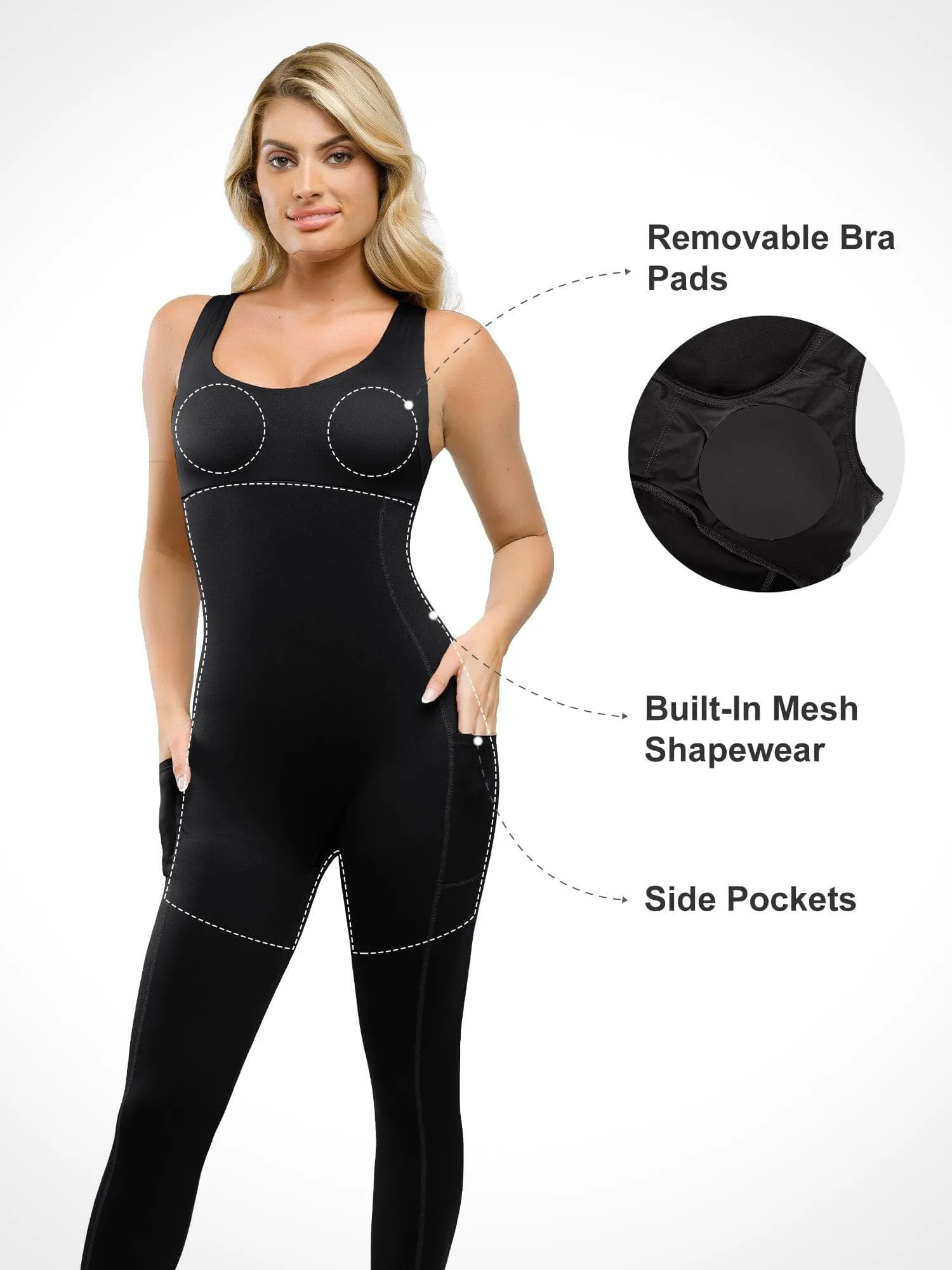 The Shapewear Jumpsuit One Piece Thigh Slimming For Insiders