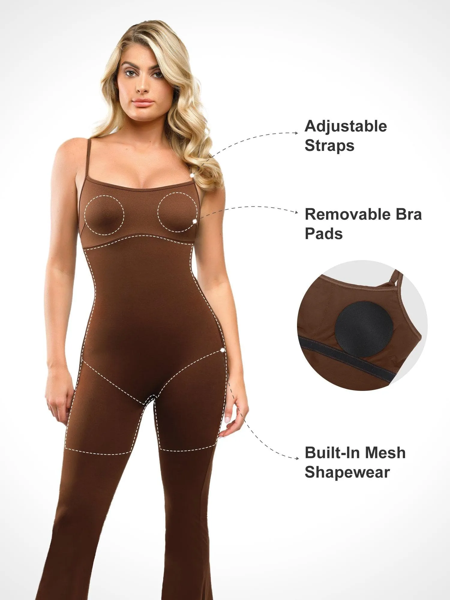 The Shapewear Jumpsuit One Piece Thigh Slimming For Insiders