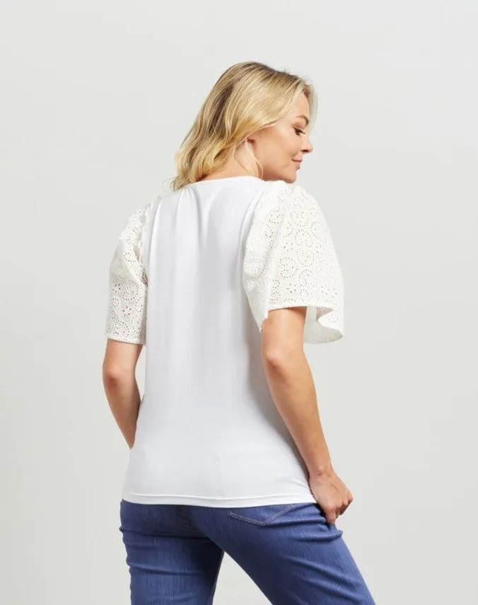 Tilly Top - White/White