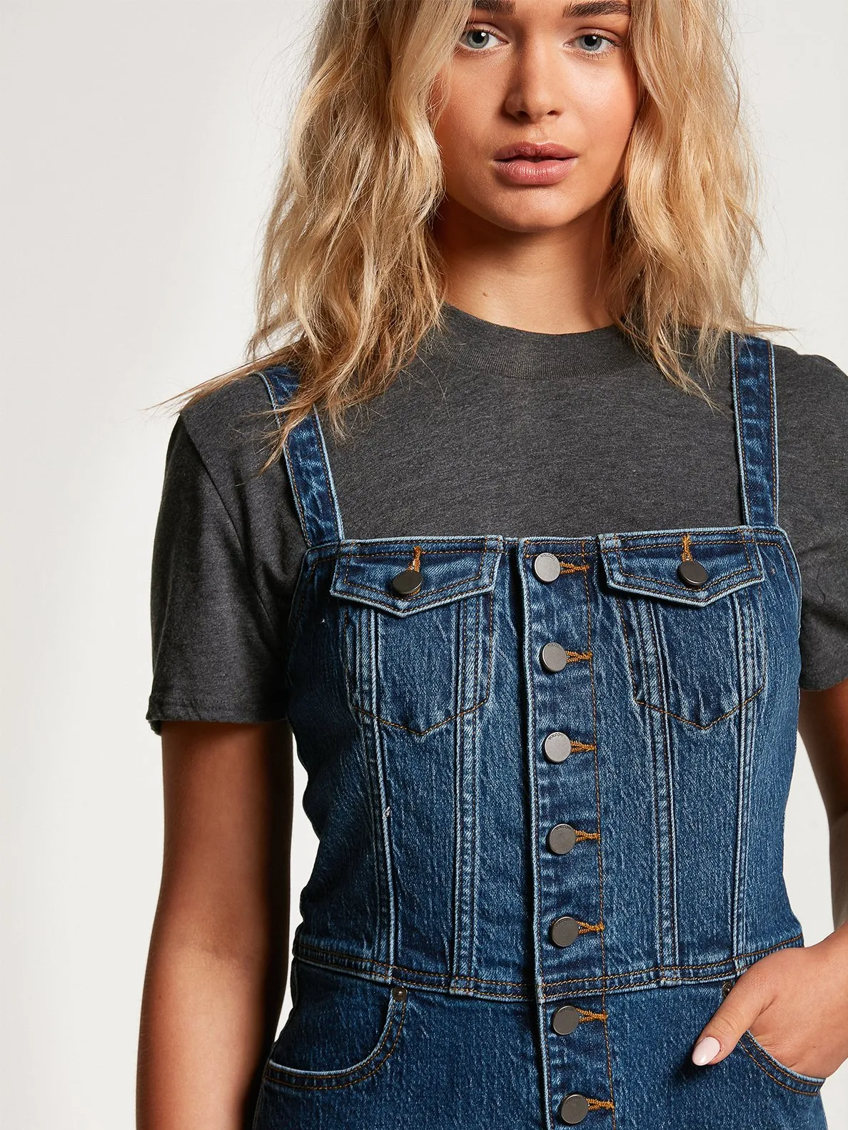 Volcom Liberator 3 Romper - Seventees Indigo
