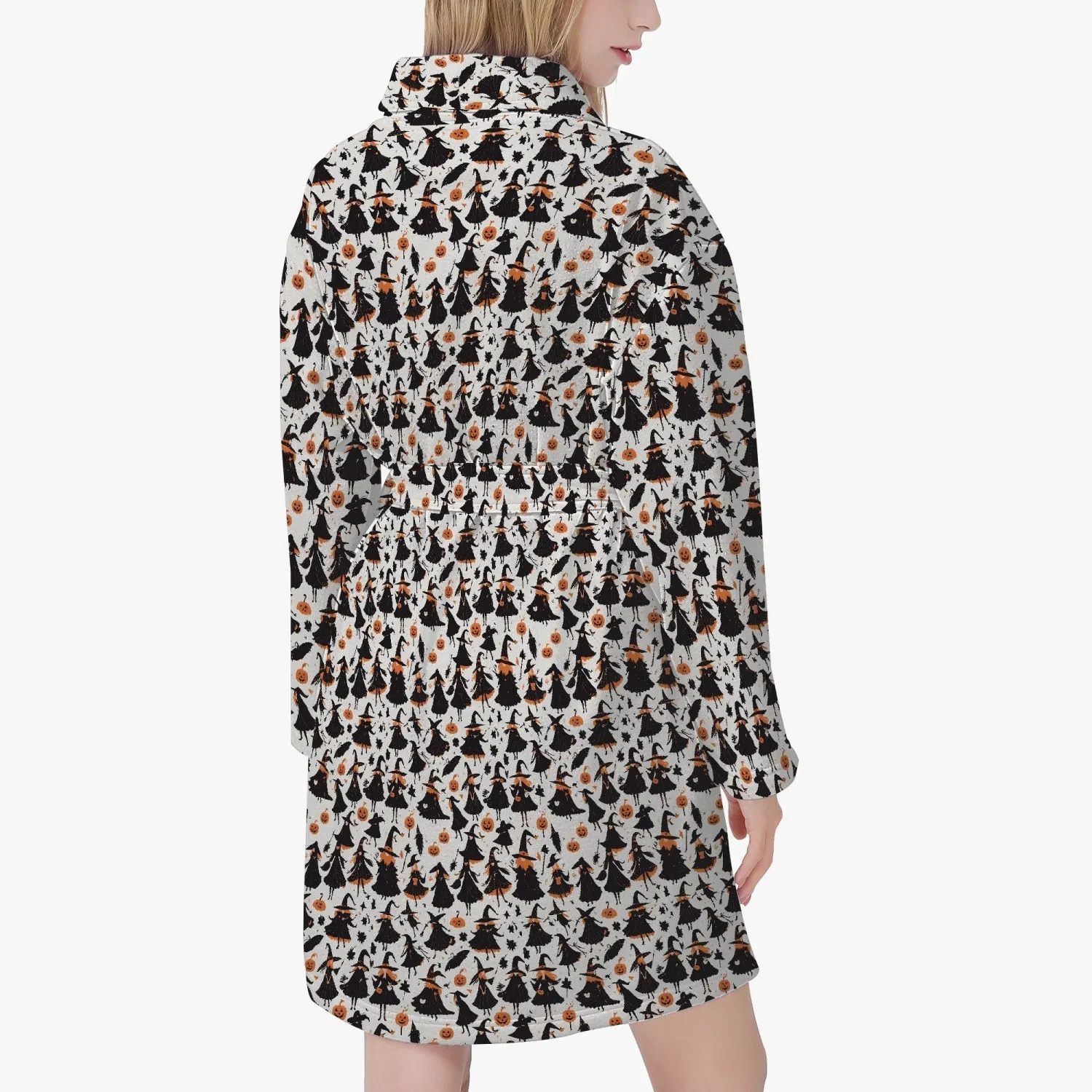 Witches Women's Loose-fitting Bathrobe