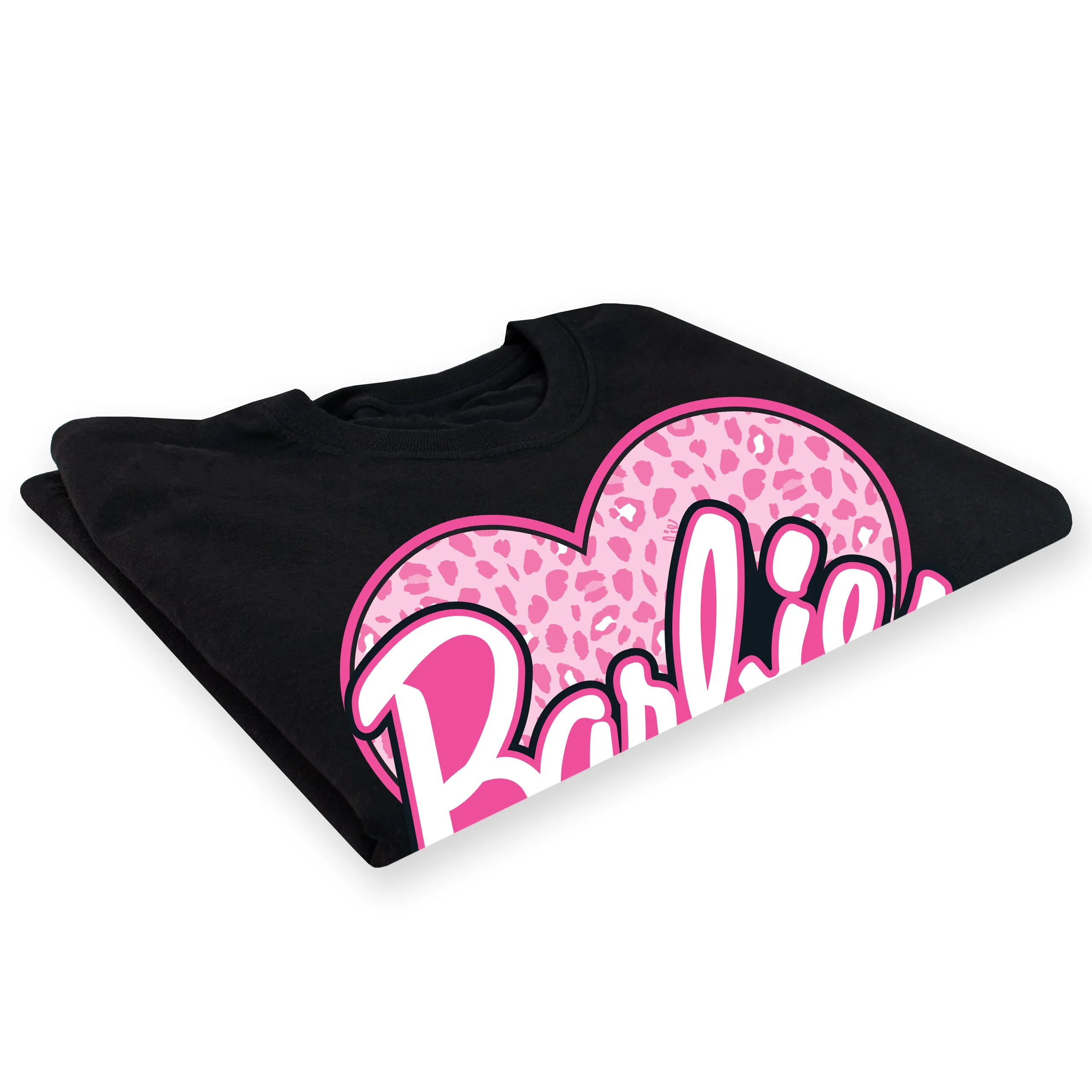 Womens Barbie Heart Tshirt