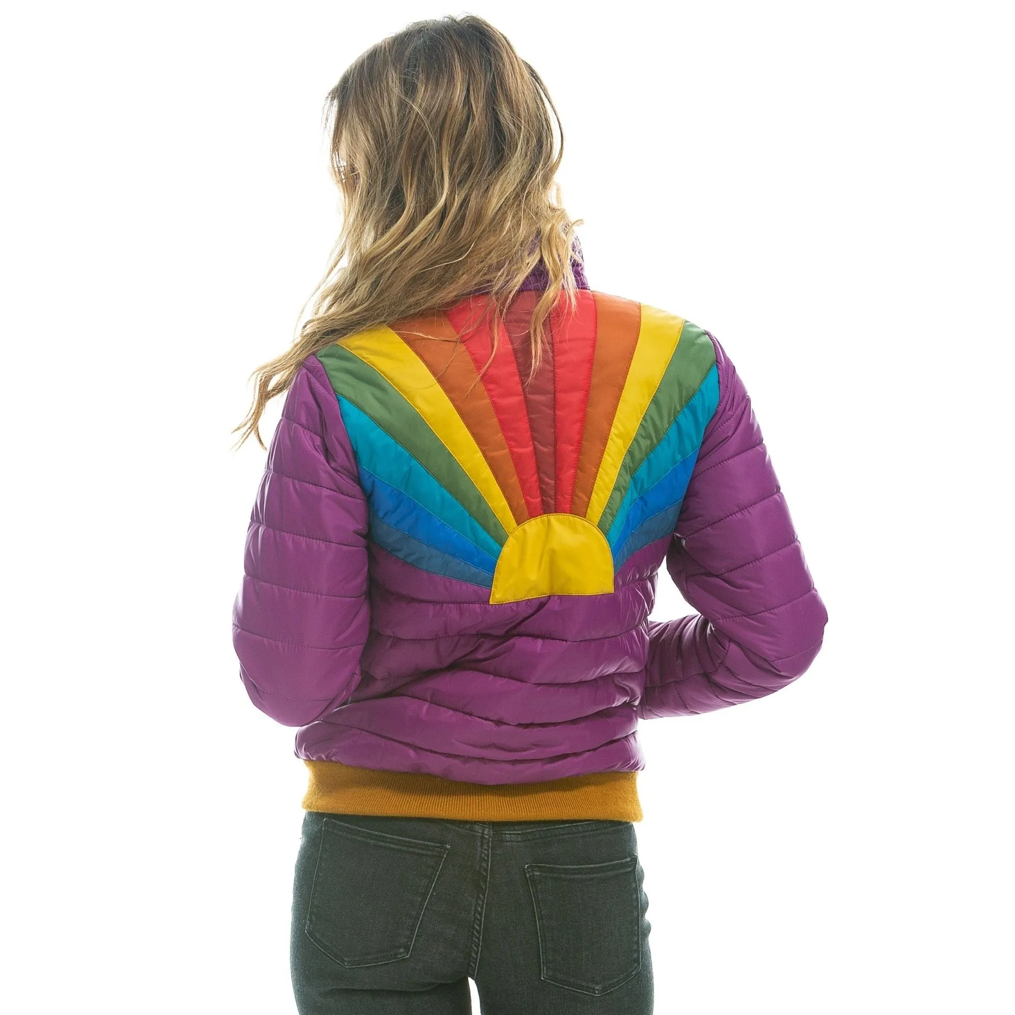 Women's Vintage Rainbow Sunburst Jacket